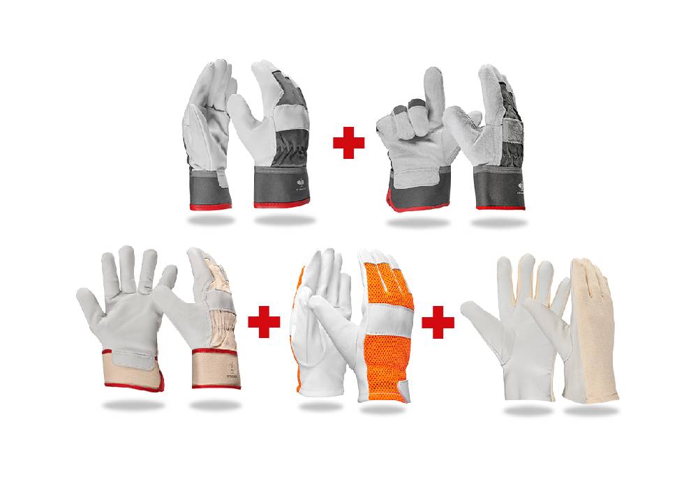 Strauss Handschuh-Profi-Set Leder II Exklusivangebot