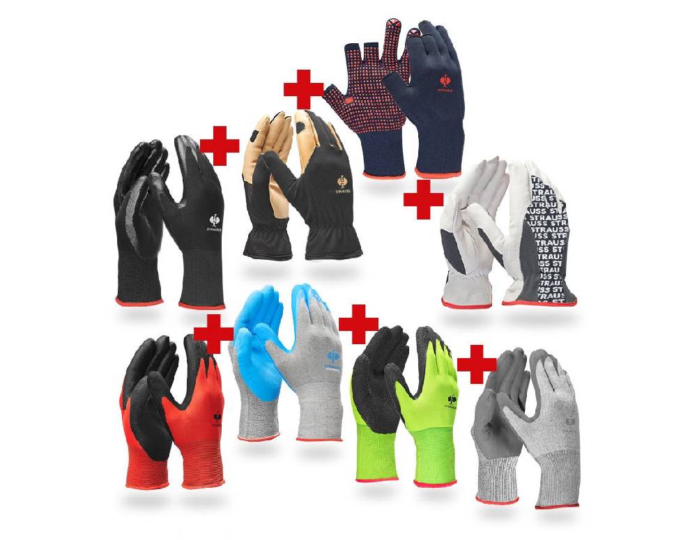 Strauss Handschuh-Profi Set Installation Fabrikladen