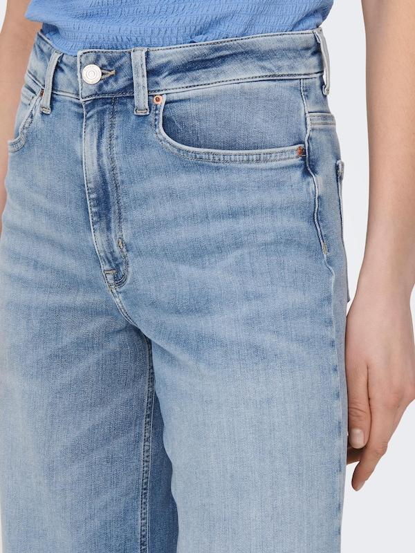 ONLY ONLY Wide Leg Jeans 'Madison' in Blue Denim Blitzverkäufe