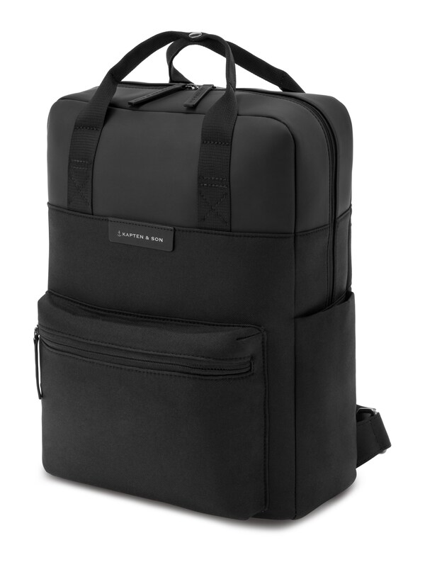 Kapten u0026 Son Kapten & Son Rucksack 'Bergen Small All Black' in Schwarz Saisonale Angebote