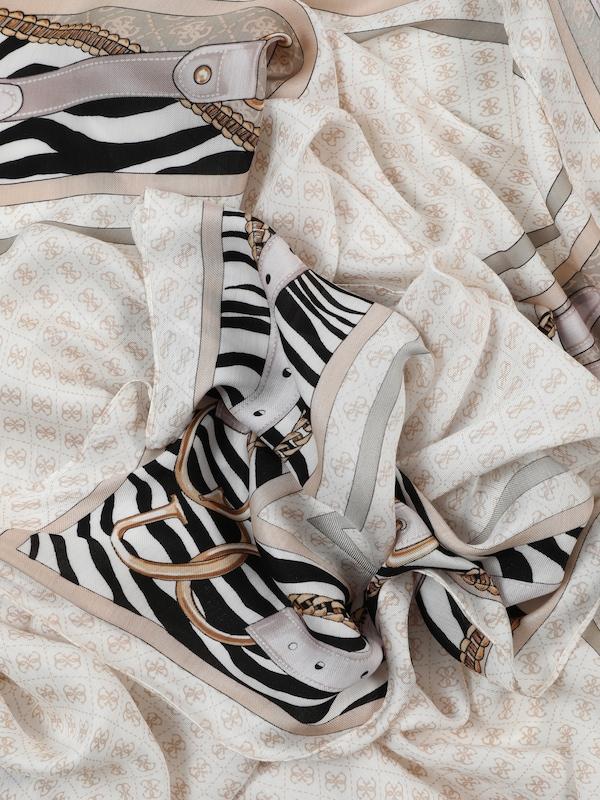 GUESS GUESS Tuch 'ZAMIRA' in Braun Hellbraun Tiefpreis