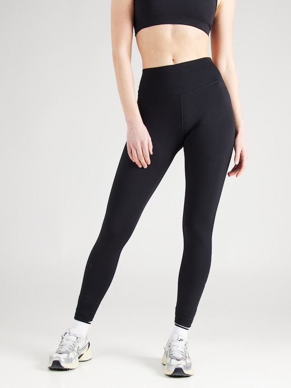 NIKE NIKE Skinny Sporthose 'ONE' in Schwarz Letzte 2 Tage