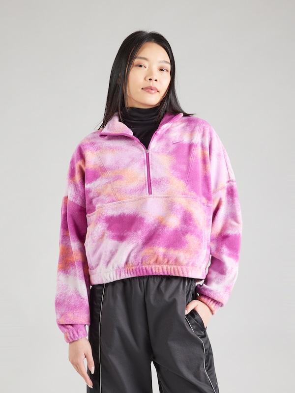 NIKE NIKE Funktionsfleecejacke 'One' in Dunkelpink 50% Rabatt mit kostenlosem Versand