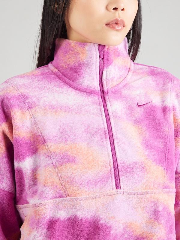 NIKE NIKE Funktionsfleecejacke 'One' in Dunkelpink 50% Rabatt mit kostenlosem Versand