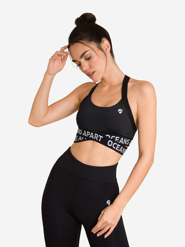 OCEANSAPART OCEANSAPART Bustier Sport-BH 'Beauty' in Schwarz zollfrei