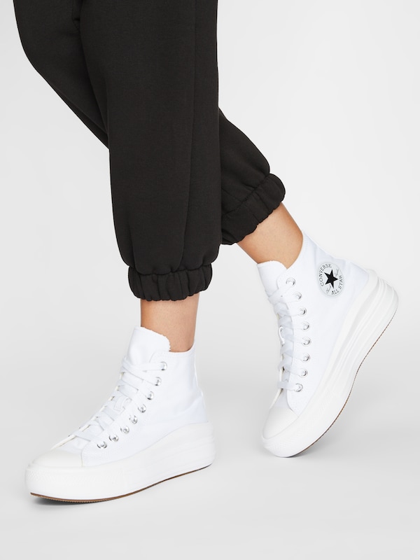 CONVERSE CONVERSE Sneaker 'CHUCK TAYLOR ALL STAR MOVE HI' in Weiß Meist gekauft