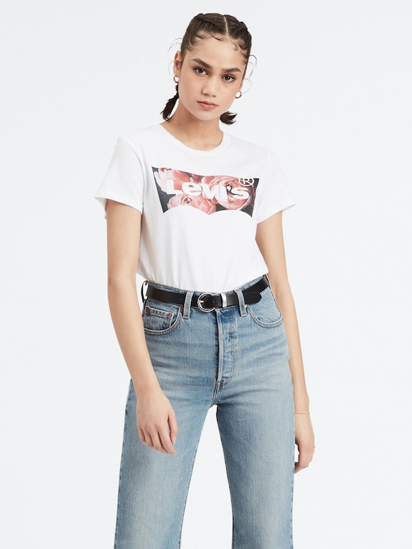 LEVI'S ® LEVI'S ® T-Shirt 'The Perfect' in Weiß Große Rabatte