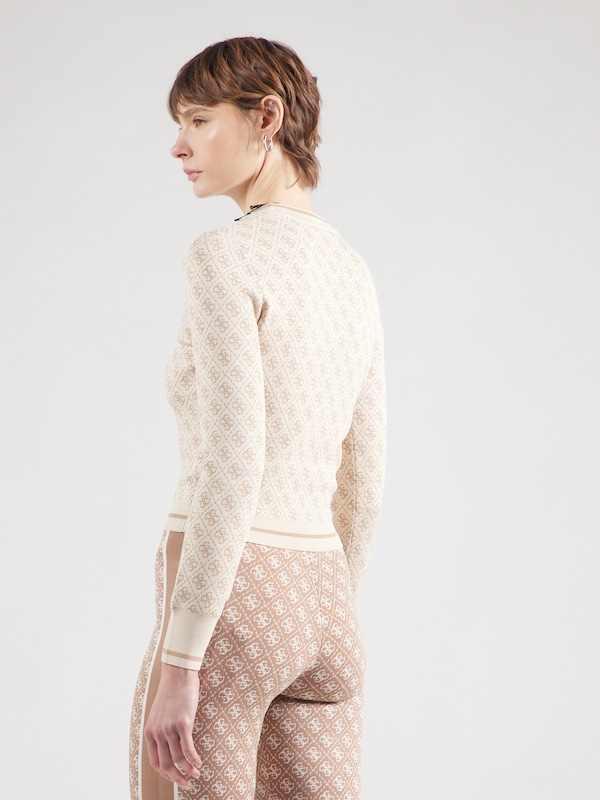 GUESS GUESS Pullover 'Lise' in Beige Creme Riesige Ersparnisse