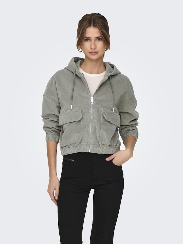 ONLY ONLY Jacke 'ONLKenzie' in Grau Schlussverkauf