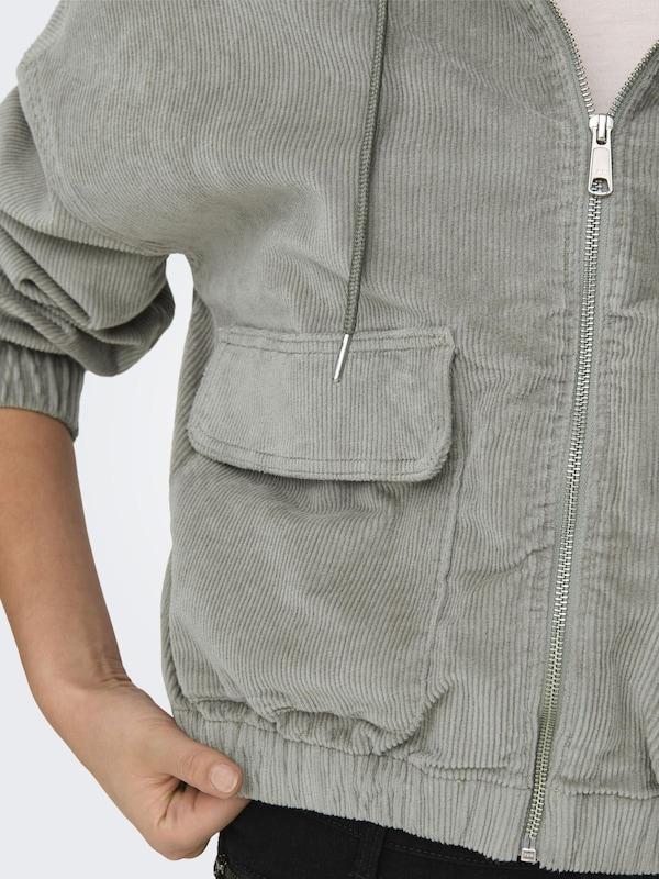 ONLY ONLY Jacke 'ONLKenzie' in Grau Schlussverkauf