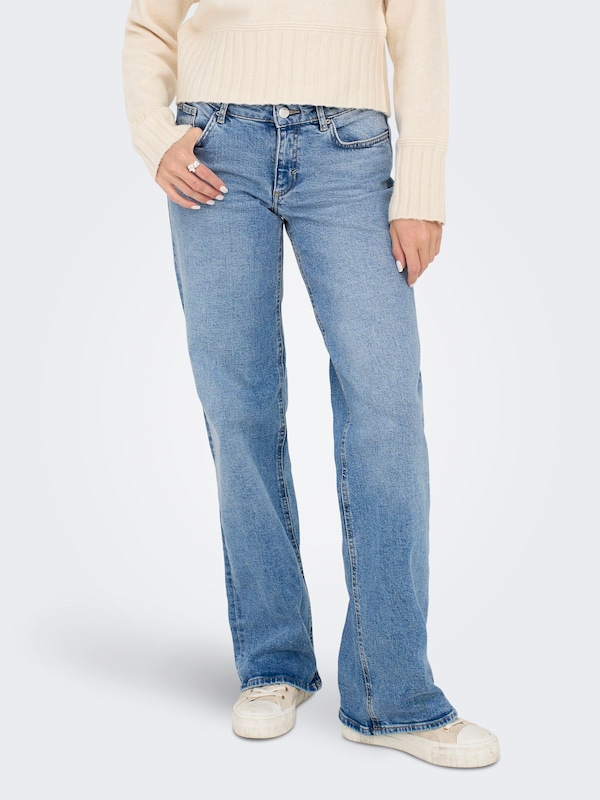ONLY ONLY Loosefit Jeans 'Juicy' in Blue Denim Sonderangebot