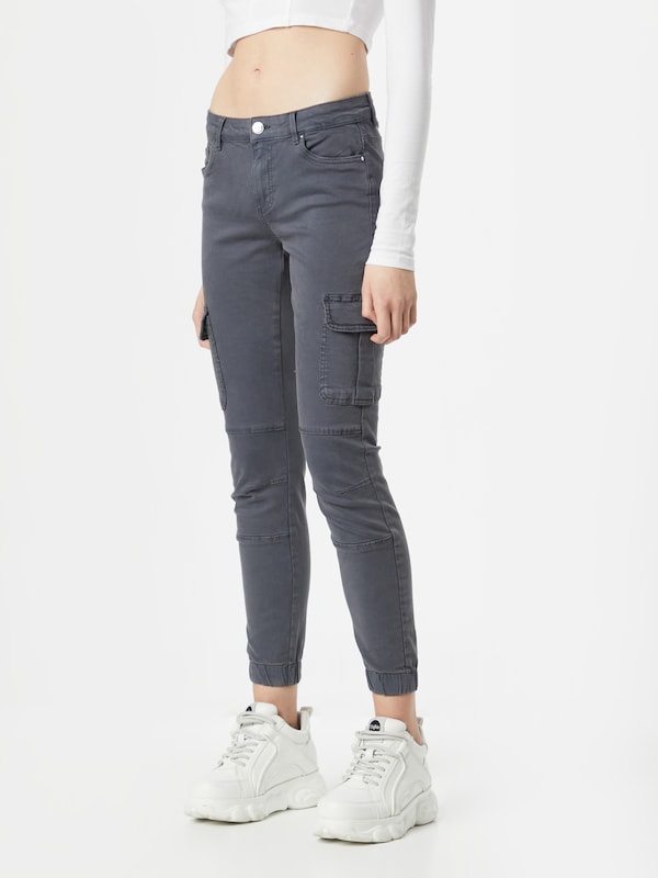 ONLY ONLY Slimfit Hose 'MISSOURI' in Grau Günstig kaufen