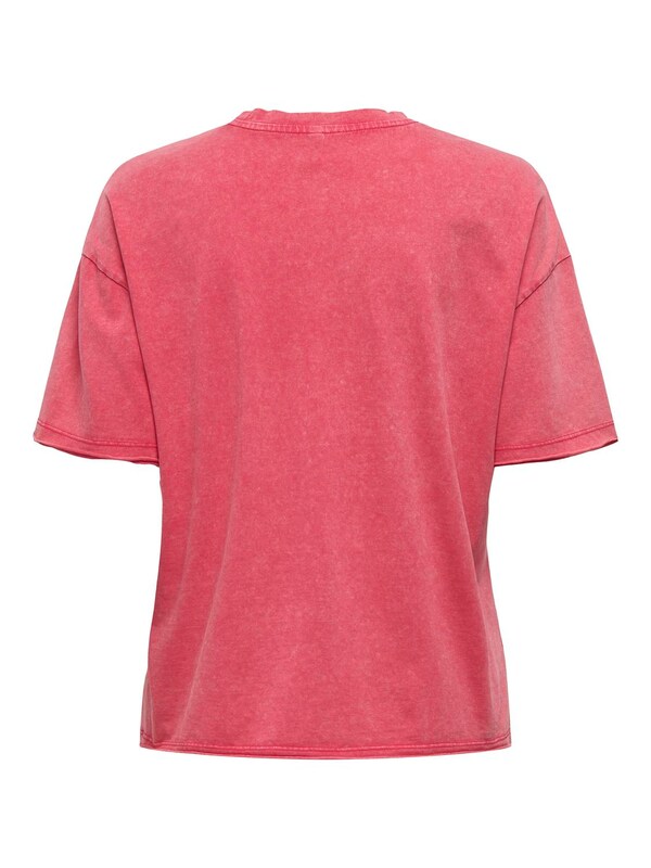 ONLY ONLY T-Shirt 'KINNA' in Kirschrot Rotmeliert Versandkostenfrei