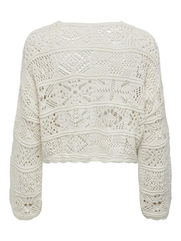 ONLY ONLY Strickjacke 'ONLBeach' in Offwhite Begrenztes Angebot