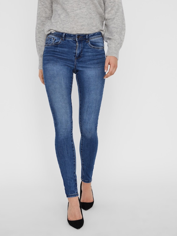VERO MODA VERO MODA Skinny Jeans 'Tanya' in Blue Denim Vatertagsangebot