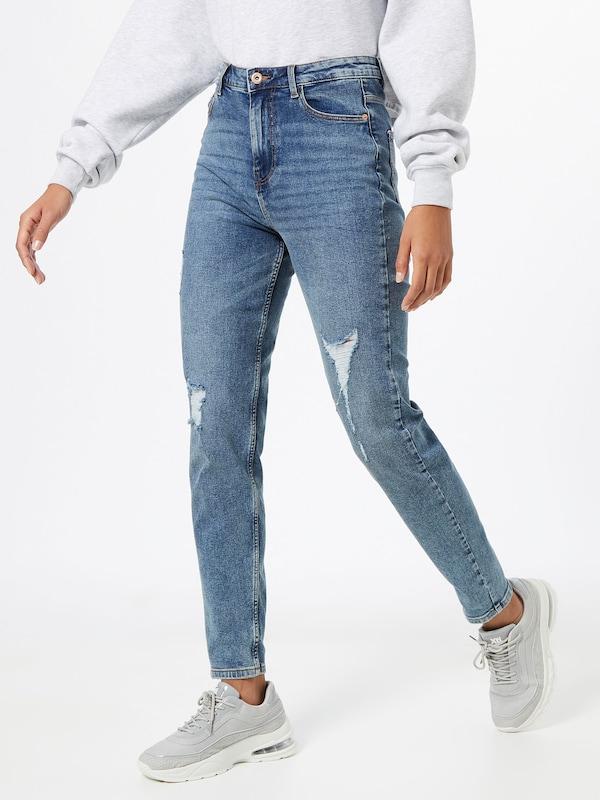 PIECES PIECES Slimfit Jeans 'Kesia' in Blue Denim Valentinstagsangebot
