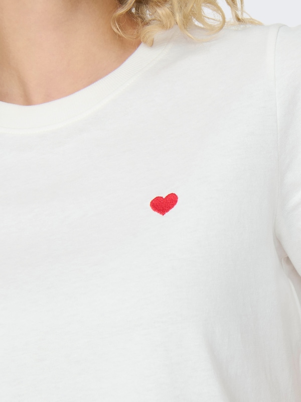 JDY JDY T-Shirt 'JDYPISA' in Weiß Lagerräumung