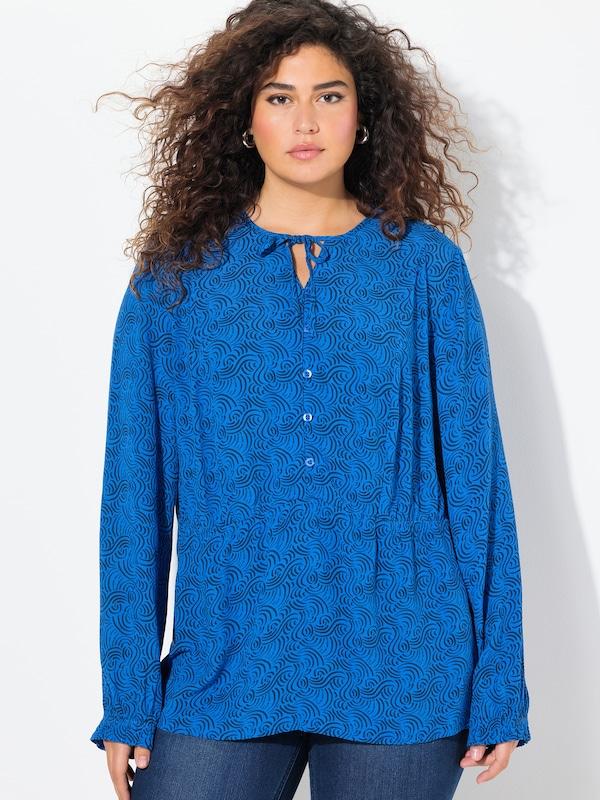 Ulla Popken Ulla Popken Bluse in Blau Marine Saisonale Angebote