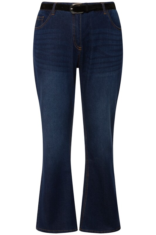 Ulla Popken Ulla Popken Bootcut Jeans in Dunkelblau Sonderangebote