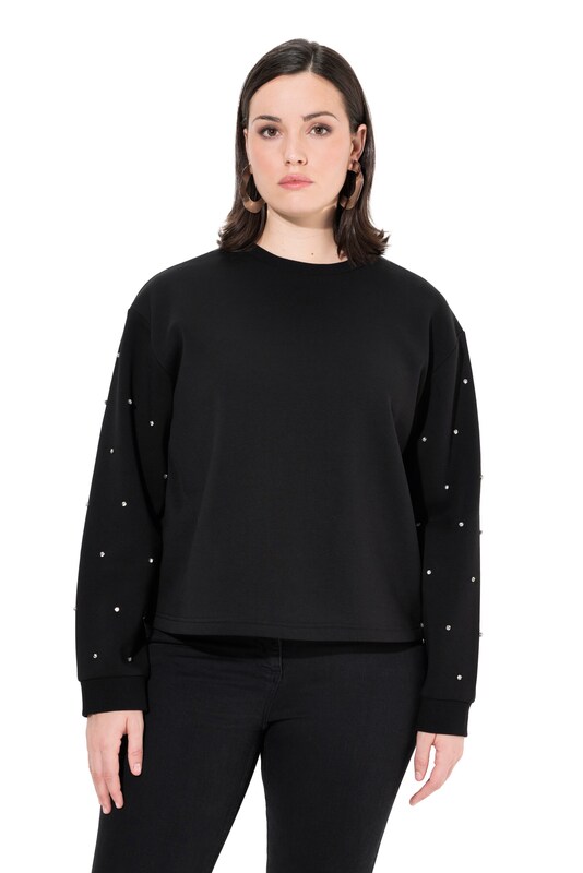 Ulla Popken Ulla Popken Sweatshirt in Schwarz VIP-Rabatte