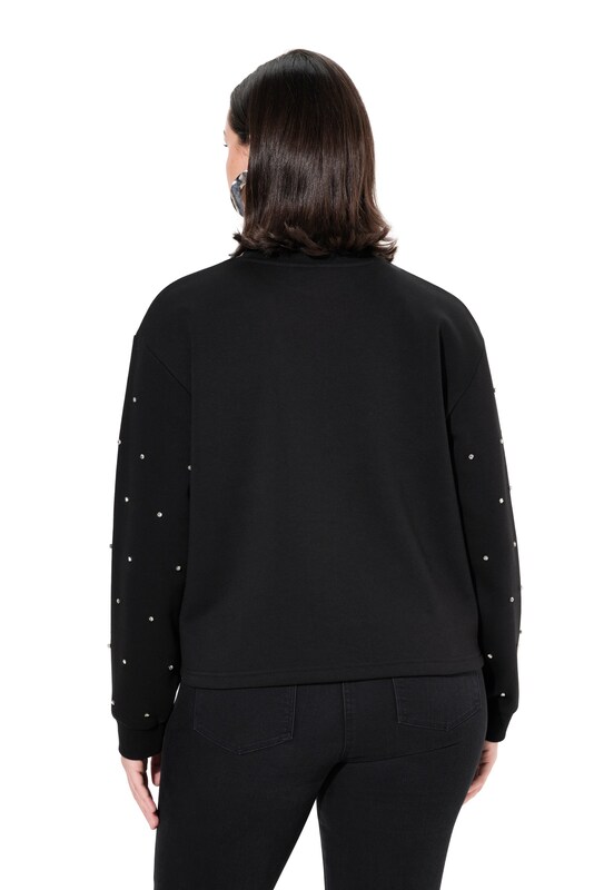 Ulla Popken Ulla Popken Sweatshirt in Schwarz VIP-Rabatte