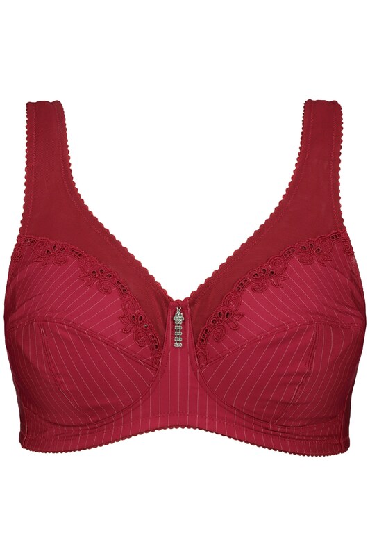 Ulla Popken Ulla Popken Minimizer BH 'Kelly' in Karminrot Letzte 2 Tage