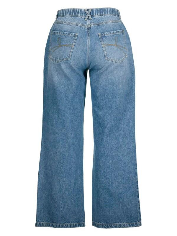 Ulla Popken Ulla Popken Wide Leg Jeans (GOTS) in Blue Denim Zeitbegrenzte Promotion