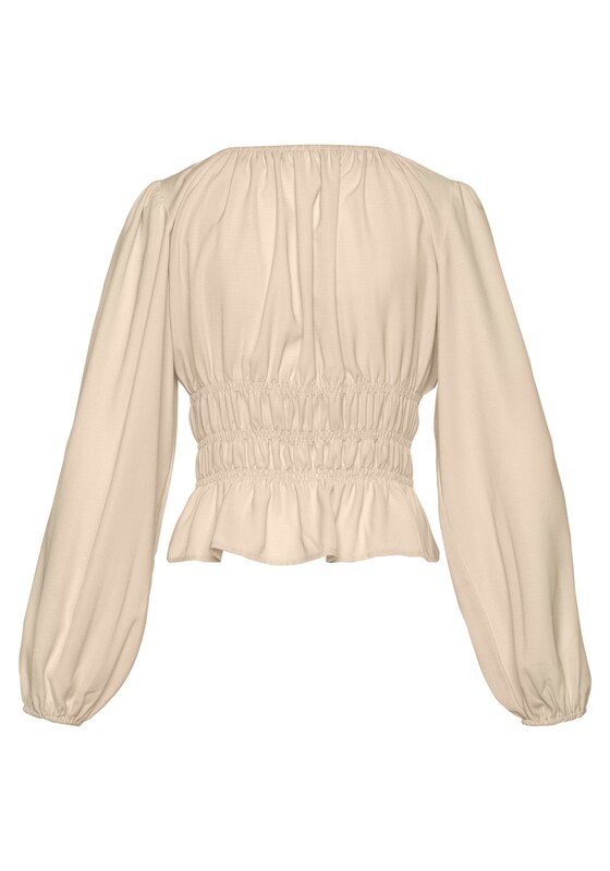 LASCANA LASCANA Bluse in Creme Auslauf