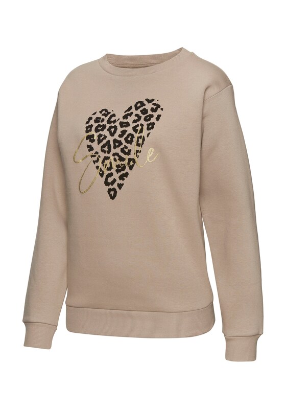 LASCANA LASCANA Sweatshirt in Beige Verkauf