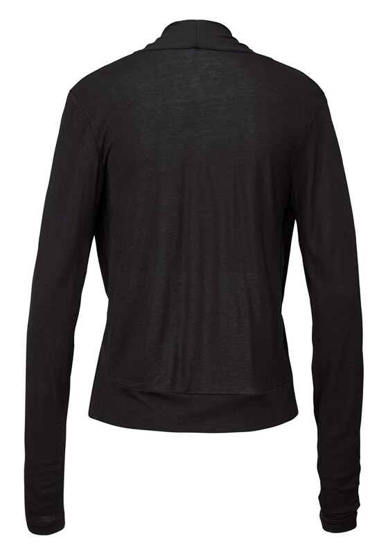 LASCANA LASCANA Shirtjacke in Schwarz Limitierter Zeitrabatt