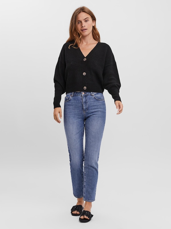 VERO MODA VERO MODA Strickjacke 'Lea' in Schwarz Flash Sale