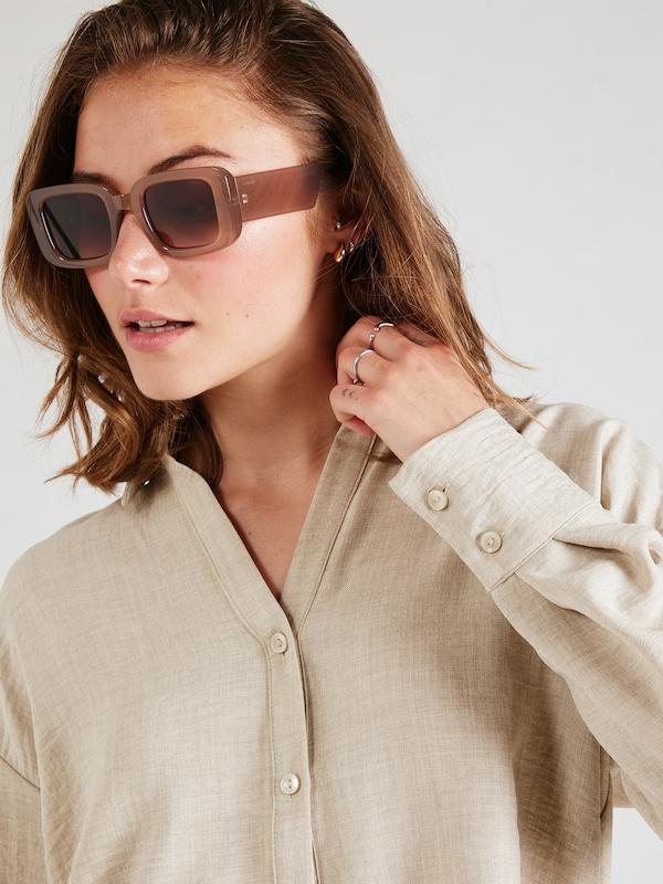 VERO MODA VERO MODA Bluse 'VMMELANEY QUEENY' in Greige Exklusivangebot