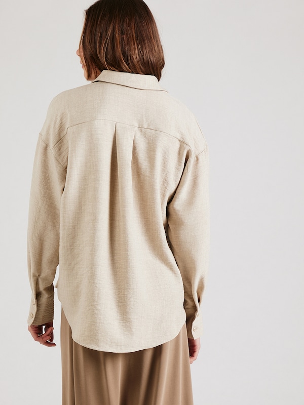 VERO MODA VERO MODA Bluse 'VMMELANEY QUEENY' in Greige Exklusivangebot