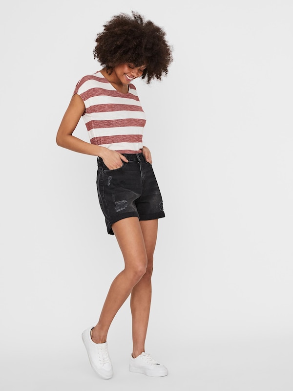 VERO MODA VERO MODA T-Shirt in Rot Weiß Cyber Monday