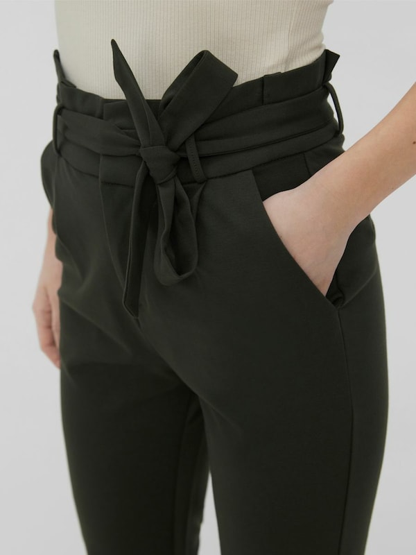 VERO MODA VERO MODA Slimfit Hose 'Eva' in Dunkelgrün Muttertagsangebot