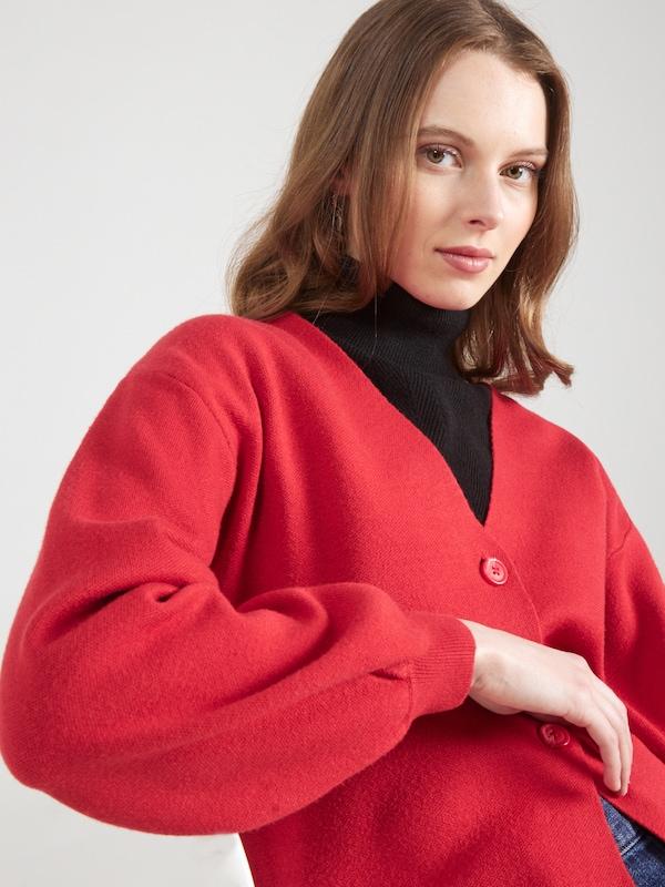 VERO MODA VERO MODA Strickjacke 'VMGold' in Rot Exklusive Angebote