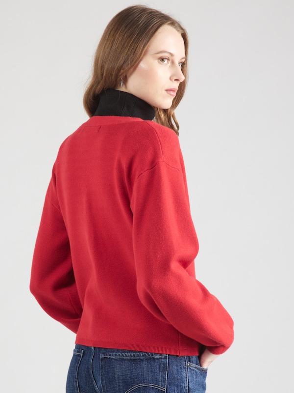 VERO MODA VERO MODA Strickjacke 'VMGold' in Rot Exklusive Angebote