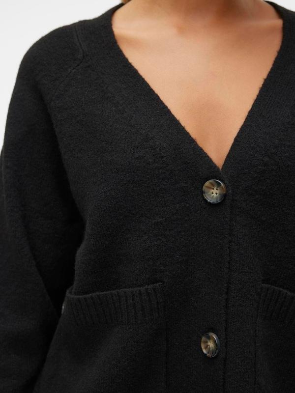 VERO MODA VERO MODA Strickjacke 'VMBoom' in Schwarz Blitzangebot