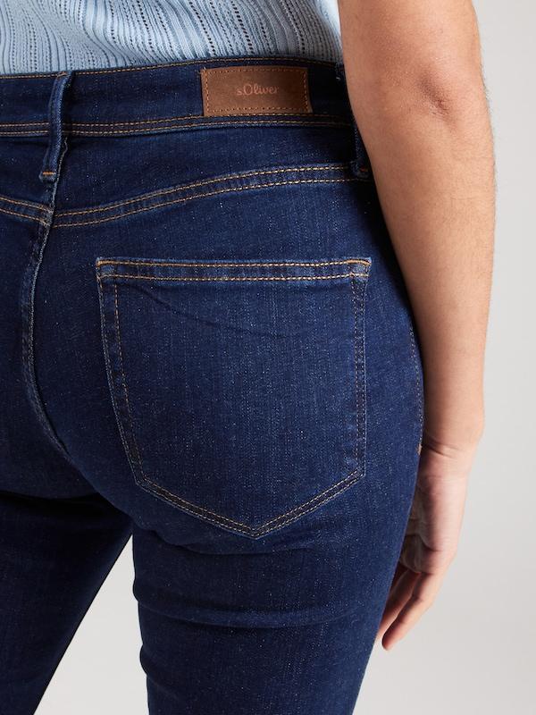 s.Oliver s.Oliver Slimfit Jeans 'Beverly' in Dunkelblau Nur für heute