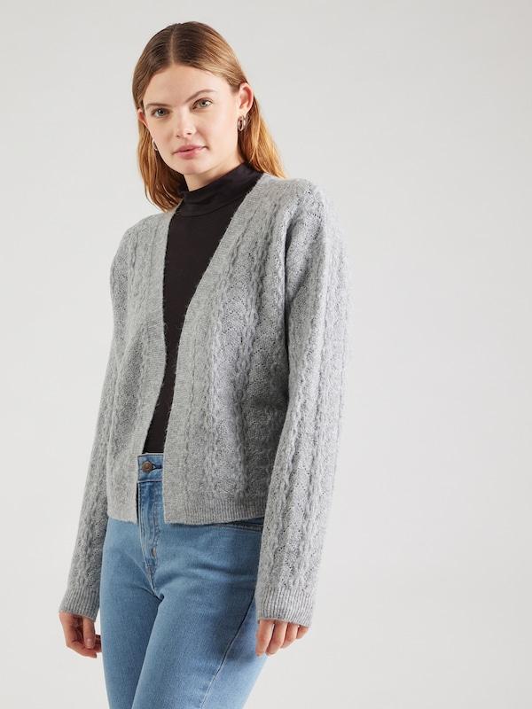 ABOUT YOU ABOUT YOU Strickjacke 'Pina' in Grau Rabatte dieses Monats