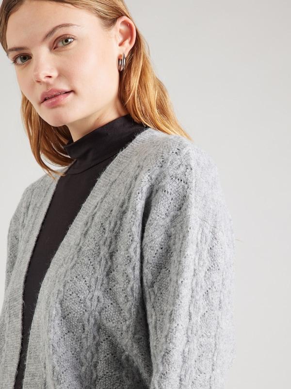 ABOUT YOU ABOUT YOU Strickjacke 'Pina' in Grau Rabatte dieses Monats