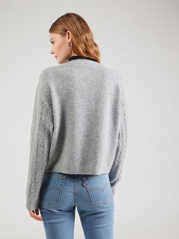 ABOUT YOU ABOUT YOU Strickjacke 'Pina' in Grau Rabatte dieses Monats