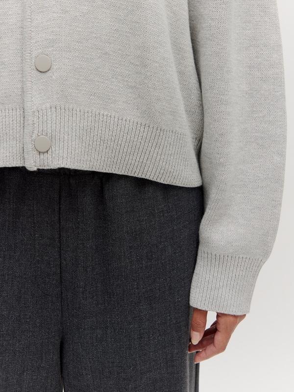 EDITED EDITED Pullover 'Aniela' (GRS) in Graumeliert Günstig kaufen