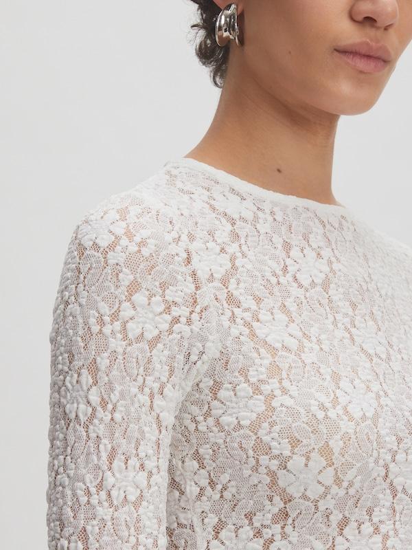 EDITED EDITED Shirtbody 'Janiya' in Weiß Preisnachlass