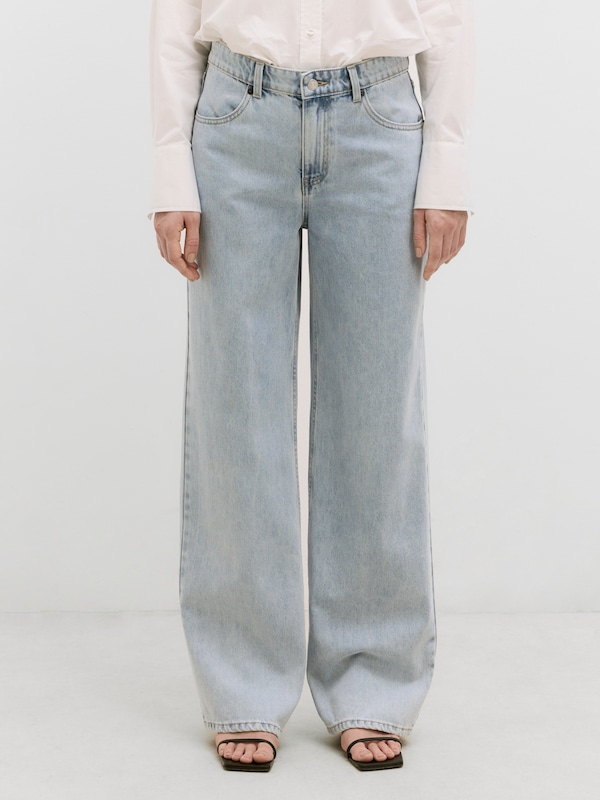 EDITED EDITED Wide Leg Hose 'Maleah' (OCS) in Blue Denim Saisonschlussverkauf