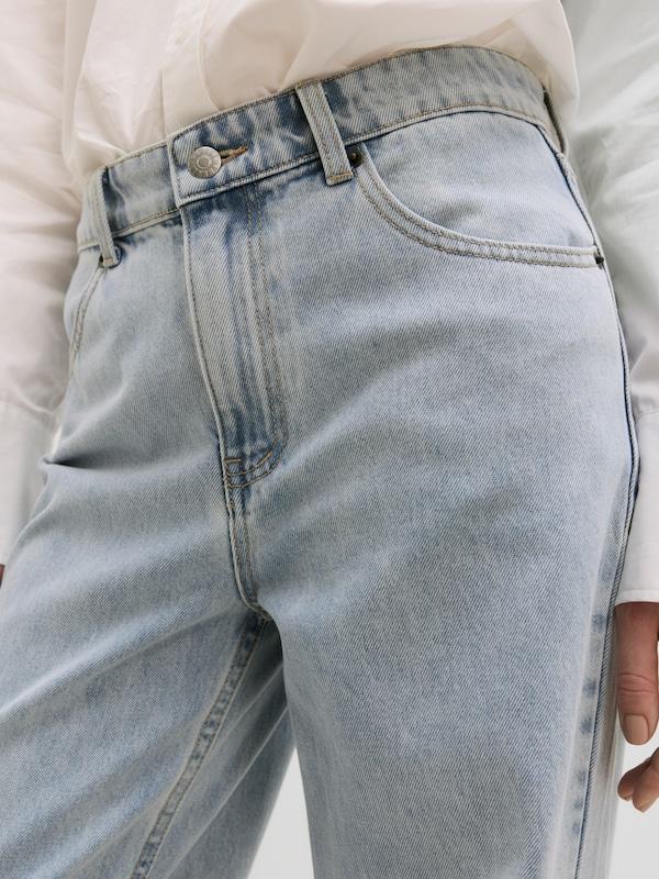 EDITED EDITED Wide Leg Hose 'Maleah' (OCS) in Blue Denim Saisonschlussverkauf
