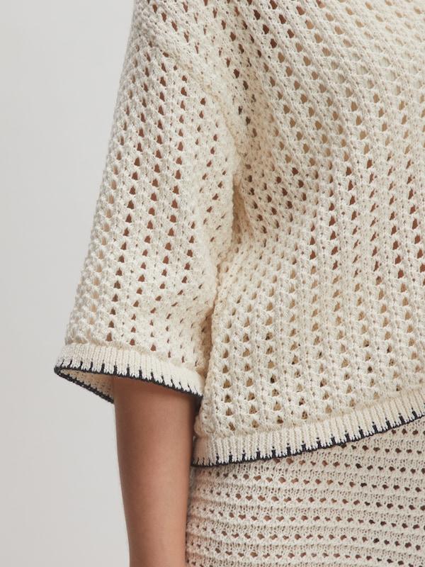 EDITED EDITED Pullover 'Sarai' (GRS) in Beige Beigemeliert Top Angebot
