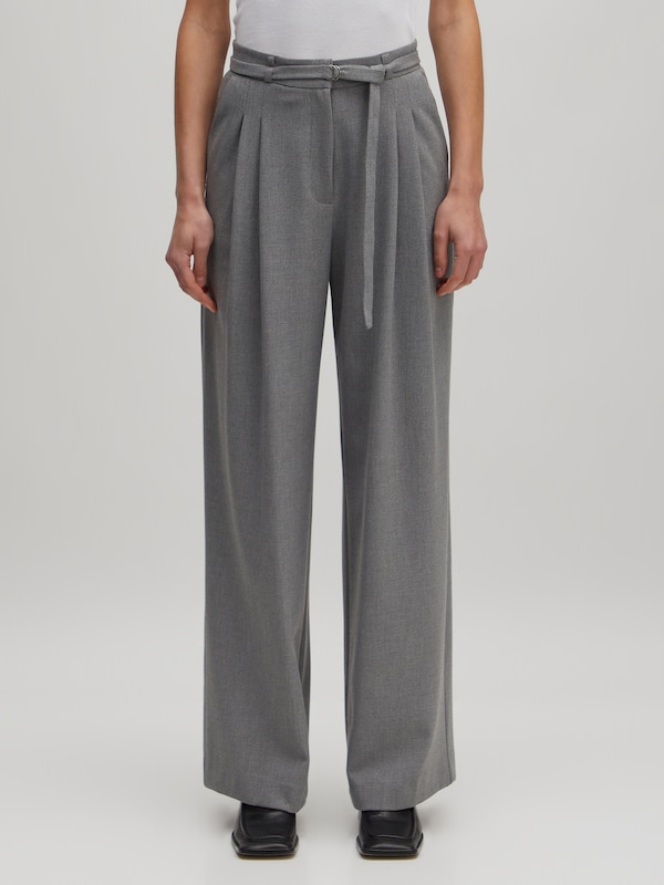 EDITED EDITED Wide Leg Hose 'Elna' in Grau Exklusive Angebote