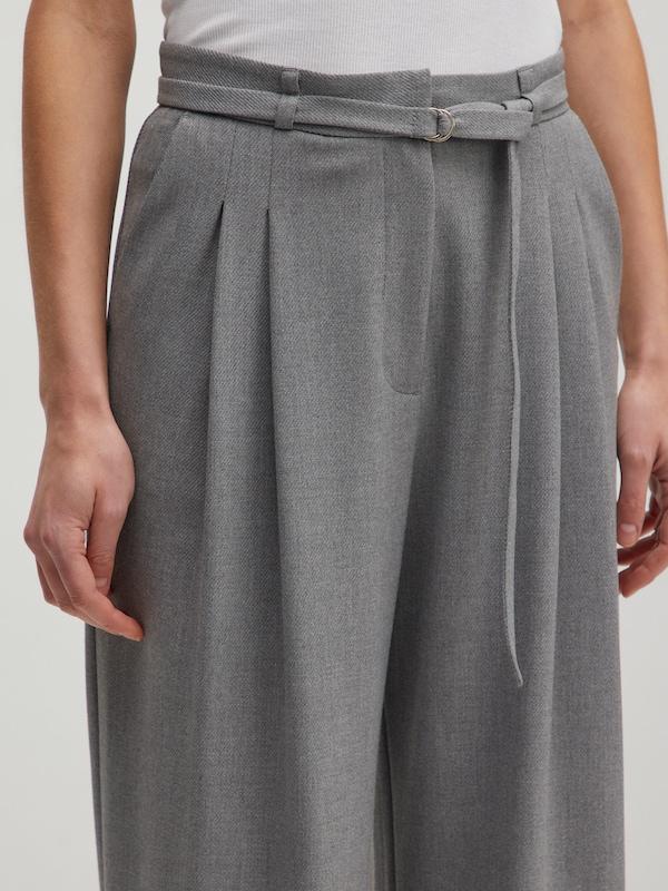 EDITED EDITED Wide Leg Hose 'Elna' in Grau Exklusive Angebote
