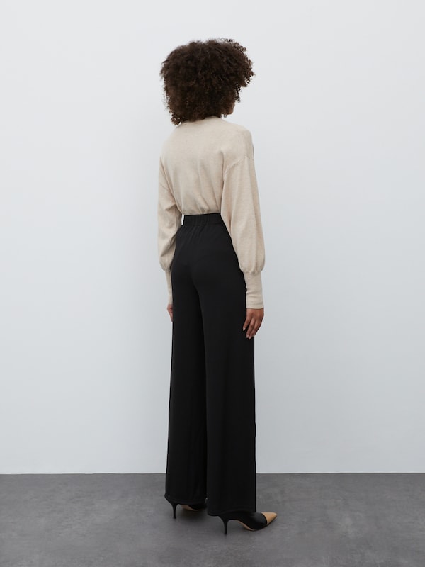 EDITED EDITED Wide Leg Hose 'Jamie' in Schwarz Neuheiten